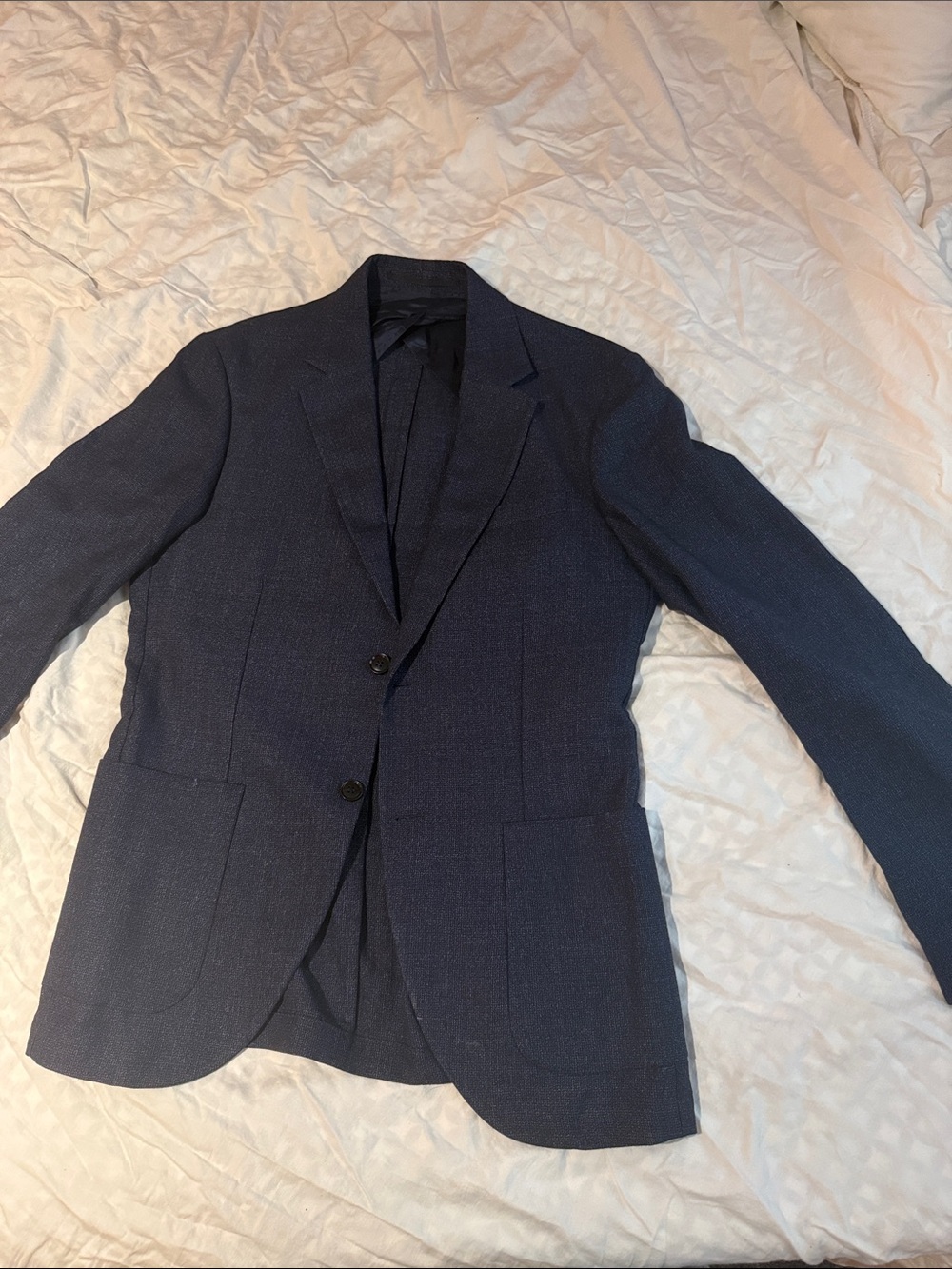 Tiger of Sweden Dark Navy Tailored Two-Button Blazer, Style : JAMOT HL